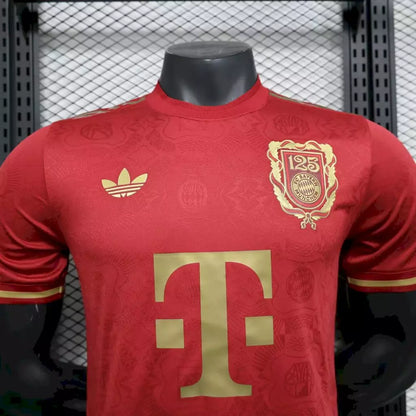 Bayern Munich 2025/26 125th Anniversary Player Version Soccer Jersey – Men