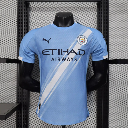 Manchester City 2025/26 Home Player Version Soccer Jersey – Men