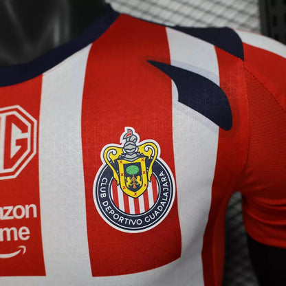 Chivas Guadalajara 2025/26 Home Player Version Jersey – Men’s Football Shirt