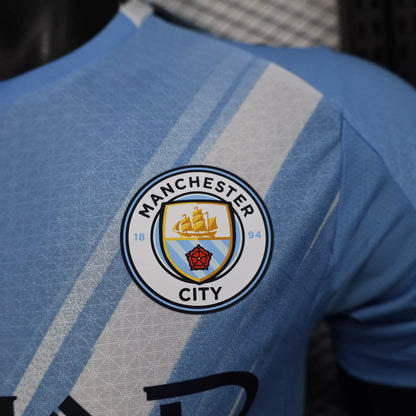 Manchester City 2025/26 Home Player Version Soccer Jersey – Men