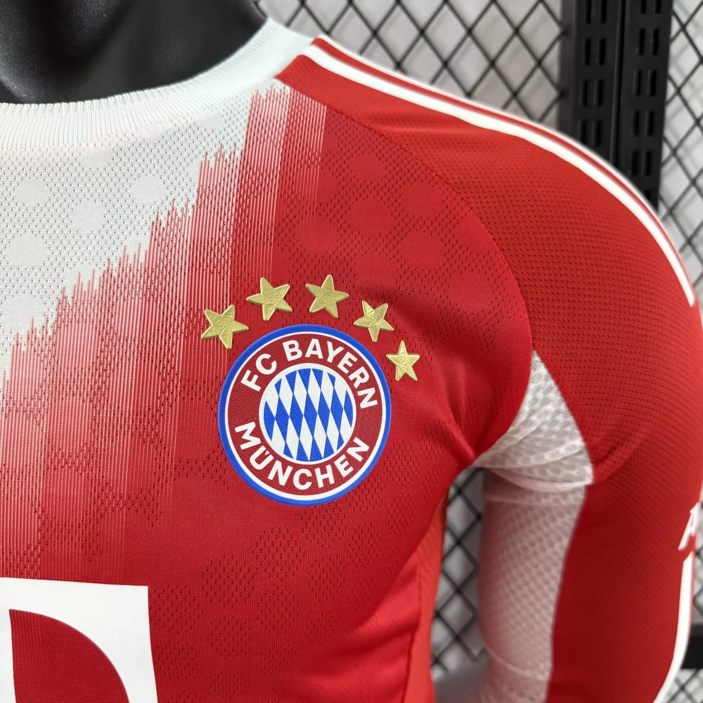 Bayern Munich 2025/26 Home Player Version Long Sleeve Soccer Jersey – Men