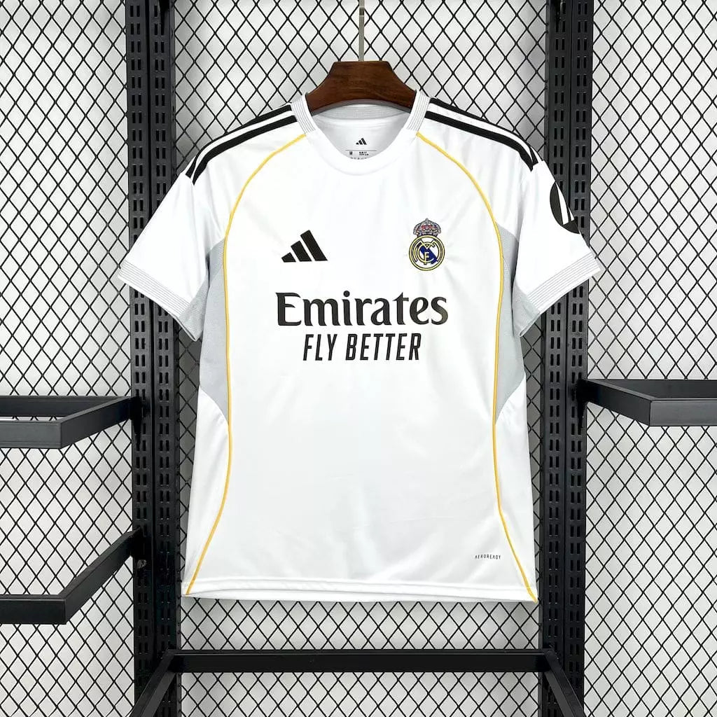 Real Madrid 2025/26 Home Jersey – Fan Version – Men