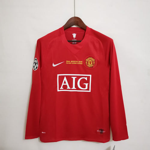 Manchester United Home Retro Long Sleeve Jersey 2008 – Ronaldo #7 – Fan Version